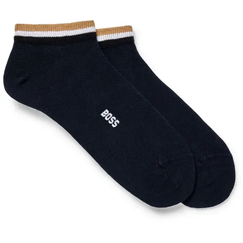 보스 Uni Stripe 10249325 짧은 양말 2 팩 139650150