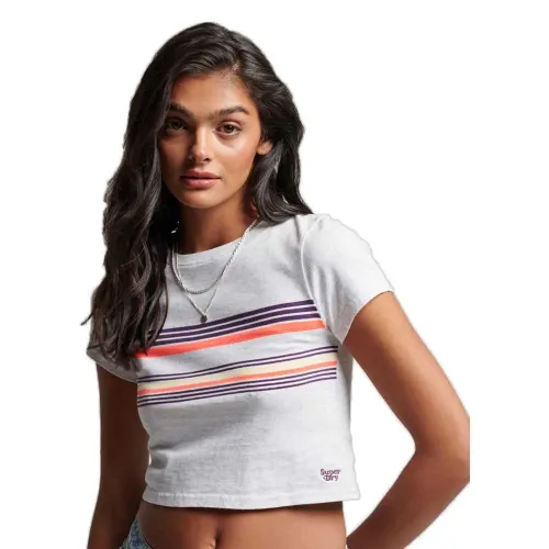 슈퍼드라이 빈티지 Stripe Crop 브라 139691395