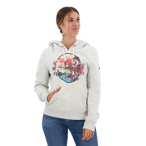 슈퍼드라이 Japanese Vintge Logo 그래픽 후드티 139704562