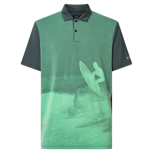 오클리 APPAREL Jacquard Printed 반팔 폴로 셔츠 139742796