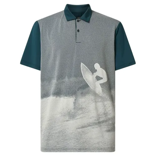 오클리 APPAREL Jacquard Printed 반팔 폴로 셔츠 139742797