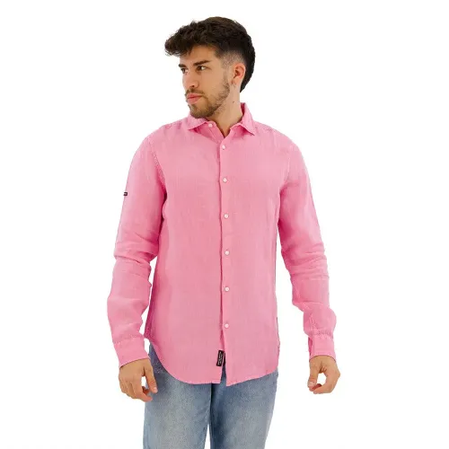 슈퍼드라이 Studios Casual Linen 긴팔 셔츠 139780637