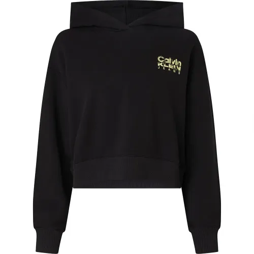 캘빈클라인 Colorful Artwork Cropped 후드티 139781312