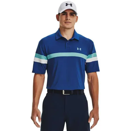 언더아머 GOLF Tee To Green Blocked 반팔 폴로 셔츠 139845918