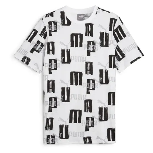 푸마 Ess+ 로고 Lab Aop 반팔 티셔츠 140130931