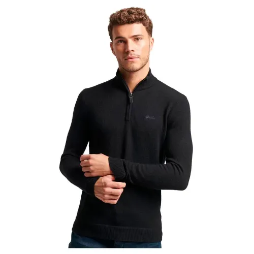 슈퍼드라이 Essential Embroidered Henley 긴팔 티셔츠 140140683