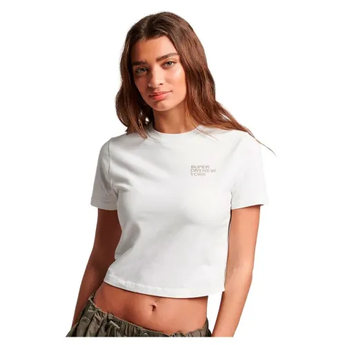 슈퍼드라이 Sport Luxe 그래픽 Fitted 반팔 티셔츠 140140925