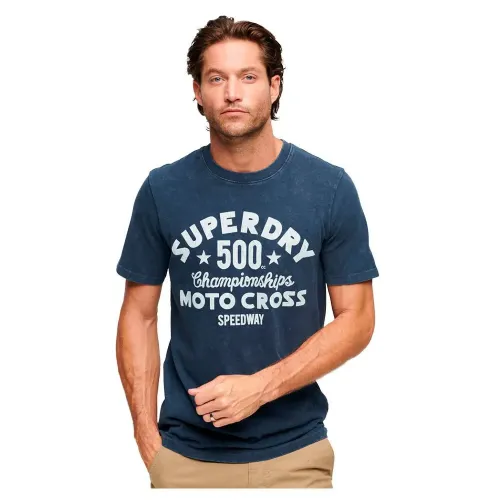 슈퍼드라이 빈티지 Americana Graphic 반팔 티셔츠 140141048