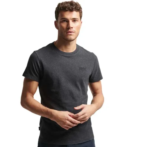 슈퍼드라이 빈티지 로고 Embroidered 반팔 티셔츠 140141064