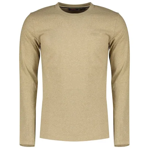 슈퍼드라이 빈티지 로고 Embroidered 긴팔 티셔츠 140141068