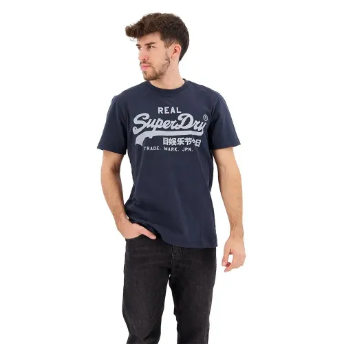 슈퍼드라이 빈티지 로고 반팔 티셔츠 140141070