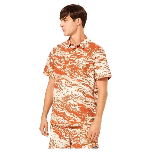 오클리 APPAREL Deco Palms RC Button Down 반팔 셔츠 140223057