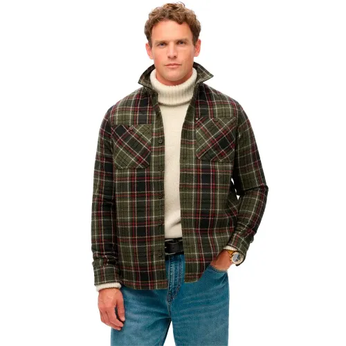 슈퍼드라이 Merchant Quilted 긴팔 셔츠 140312785