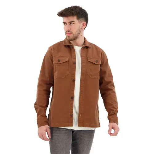 슈퍼드라이 Merchant Herringbone 긴팔 셔츠 140336449