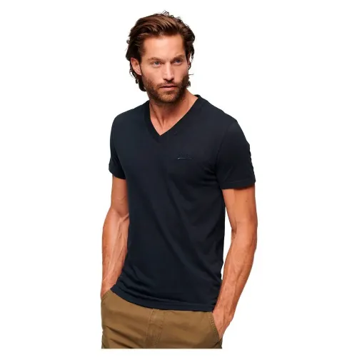 슈퍼드라이 Essential 로고 Embroidered 반팔 티셔츠 140370902