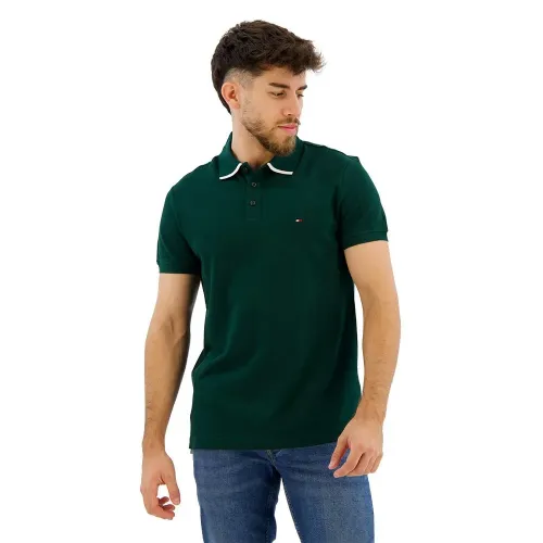 타미힐피거 Monotype Undercollar Reg 반팔 폴로 셔츠 140372557