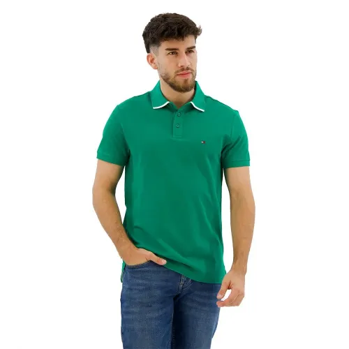 타미힐피거 Monotype Undercollar Reg 반팔 폴로 셔츠 140372558