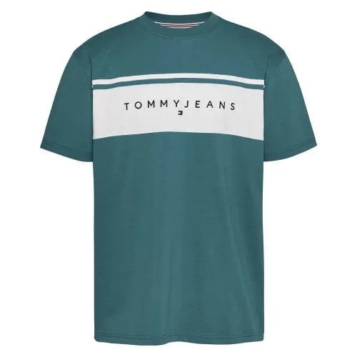 타미힐피거 Reg Linear Cut & Sew 반팔 티셔츠 140372868