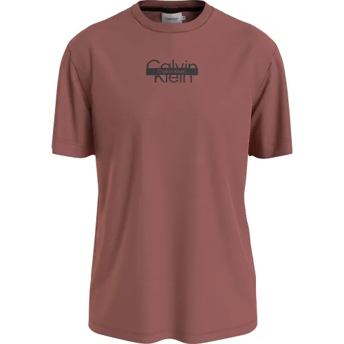 캘빈클라인 Cut Through Logo 반팔 티셔츠 140378955