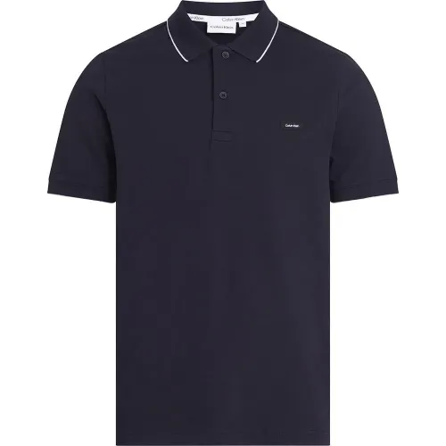 캘빈클라인 Stretch Pique Tipping 반팔 폴로 셔츠 140378977