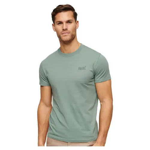 슈퍼드라이 Essential 로고 Embroidered Ub 반팔 티셔츠 140588081