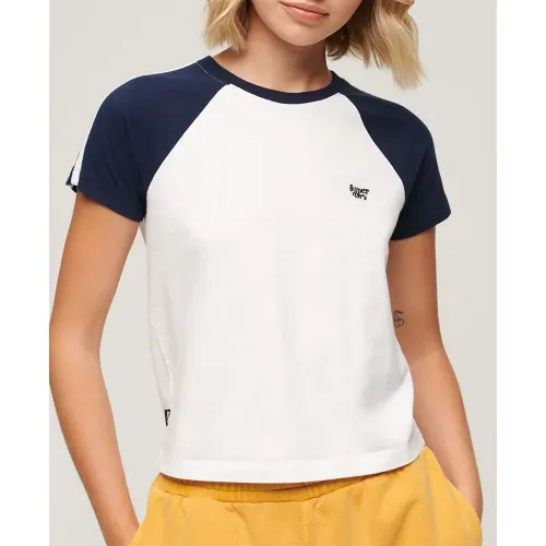 슈퍼드라이 에센셜 Logo Slub Retro 반팔 티셔츠 140588139