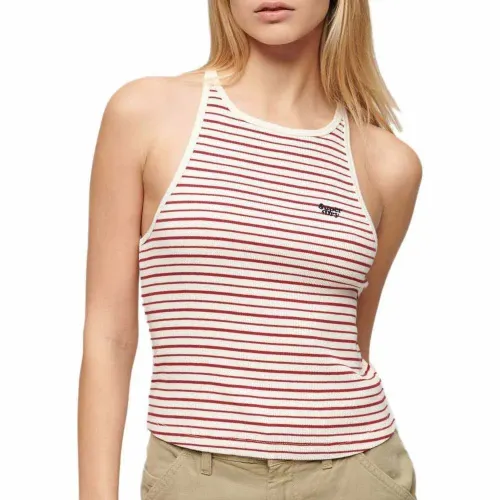 슈퍼드라이 에센셜 Logo Str Racer 나시 티셔츠 140588143