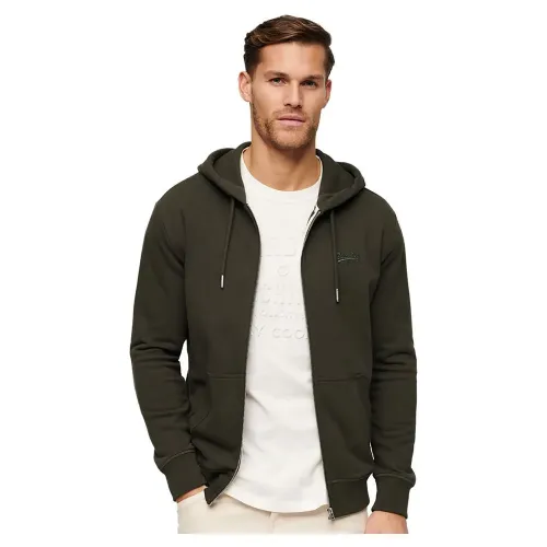 슈퍼드라이 Essential 로고 Ub 풀지퍼 스웨터 140588149