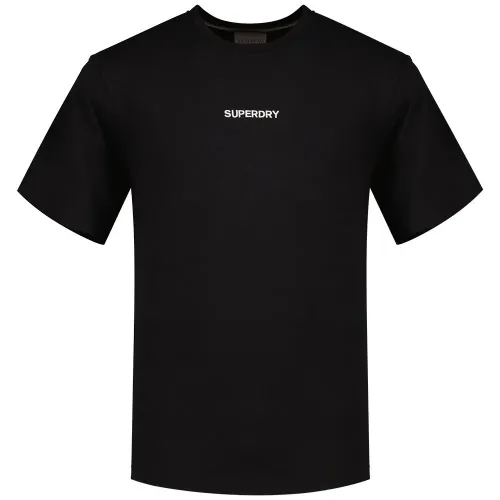 슈퍼드라이 Micro 로고 Graphic Loose 반팔 티셔츠 140588372