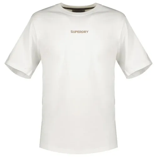 슈퍼드라이 Micro 로고 Graphic Loose 반팔 티셔츠 140588373