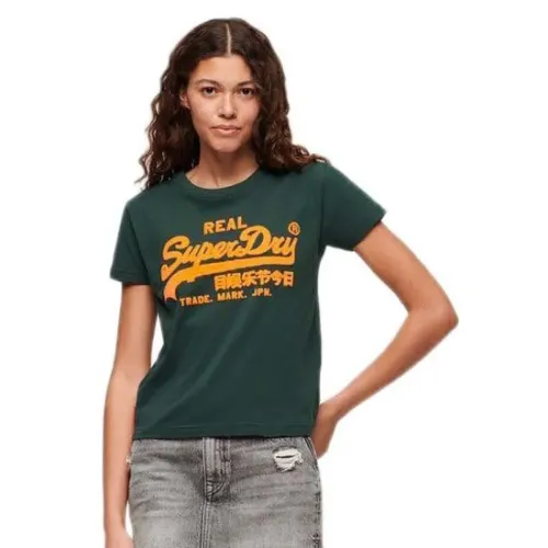 슈퍼드라이 Neon Vl 그래픽 Fitted 반팔 티셔츠 140588395