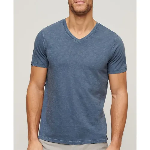 슈퍼드라이 Slub 반팔 V넥 티셔츠 140588572