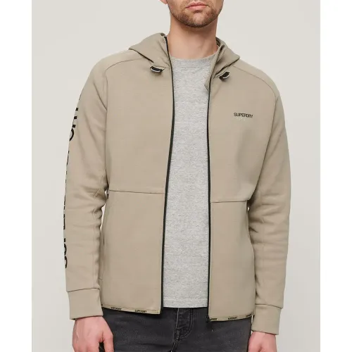 슈퍼드라이 Sport Tech 로고 Loose 풀지퍼 스웨터 140588614