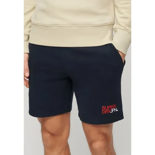 슈퍼드라이 Sportswear 로고 Loose 운동복 반바지 140588677