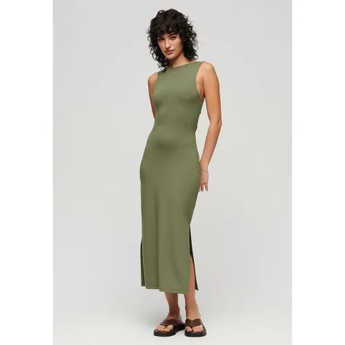 슈퍼드라이 Twist Back 나시 미디 원피스 140588846