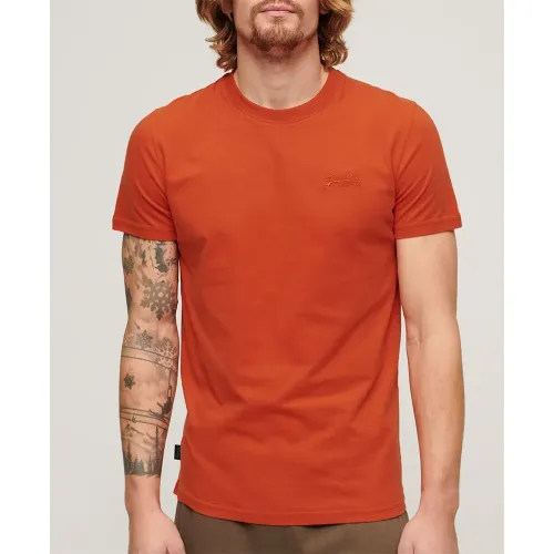 슈퍼드라이 빈티지 로고 Embroidered 반팔 티셔츠 140588913