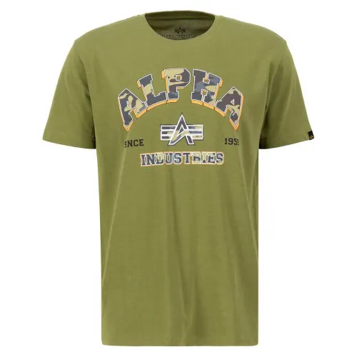 알파 인더스트리 College Camo T 반팔 티셔츠 140589376