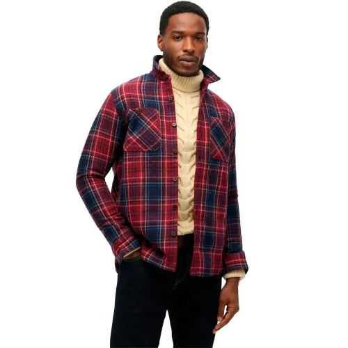 슈퍼드라이 Merchant Quilted 긴팔 셔츠 140603954