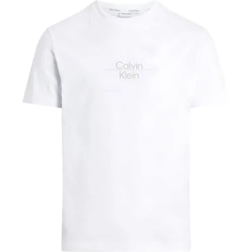 캘빈클라인 Optic Line Logo 반팔 티셔츠 140615218