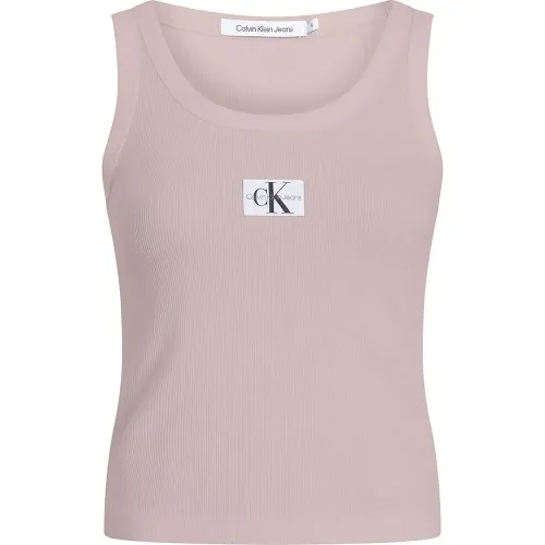 캘빈클라인 Woven Label 나시 티셔츠 140615352