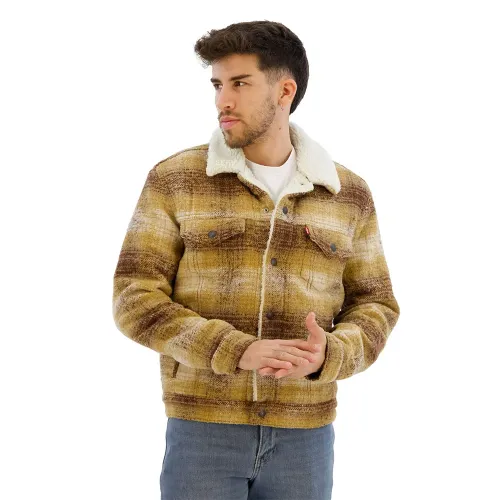 리바이스 Plaid Type3 Sherpa Trucker 자켓 140767362