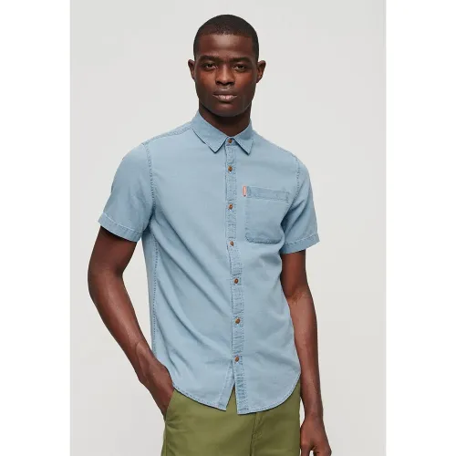 슈퍼드라이 빈티지 Loom 반팔 셔츠 140900930