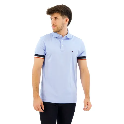 타미힐피거 Interlock Detail Regular 반팔 폴로 셔츠 140910075