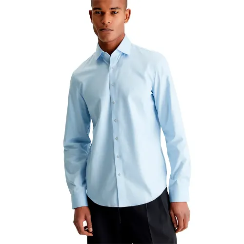 캘빈클라인 Twill Easy Care Slim Fit 긴팔 셔츠 140923028