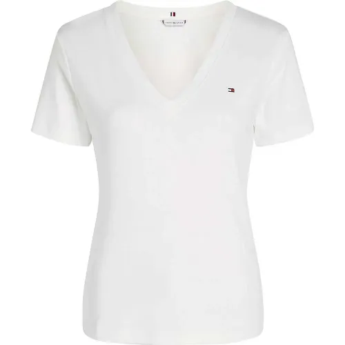 타미힐피거 Slim Cody 반팔 V넥 티셔츠 140925408