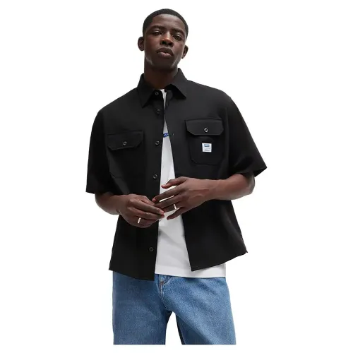 휴고 보스 Ekyno 10260730 BLUE 반팔 셔츠 140929210