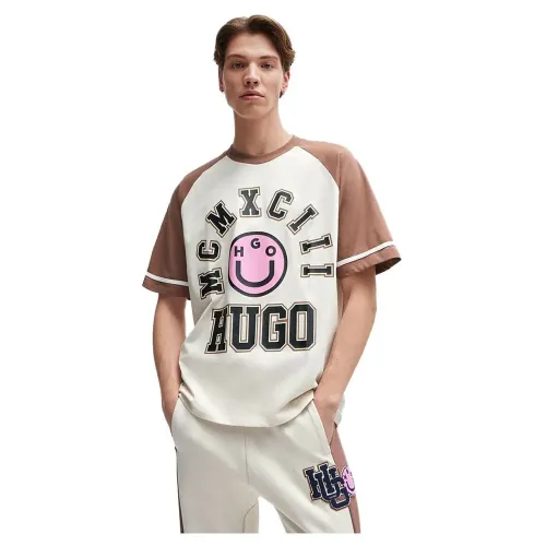 휴고 보스 Nacamos 10257318 BLUE 반팔 티셔츠 140929302