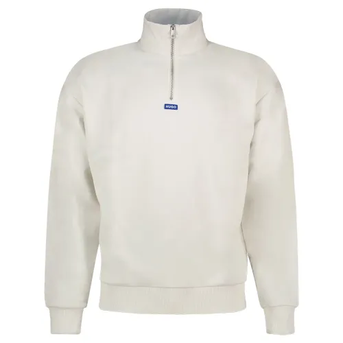 휴고 보스 Neeler 10249110 BLUE 하프 지퍼 스웨터 140929336