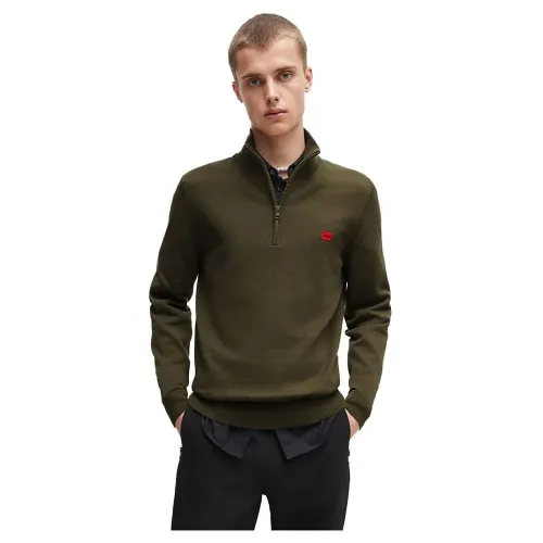 휴고 보스 San Quintus C 하프 지퍼 스웨터 140929377