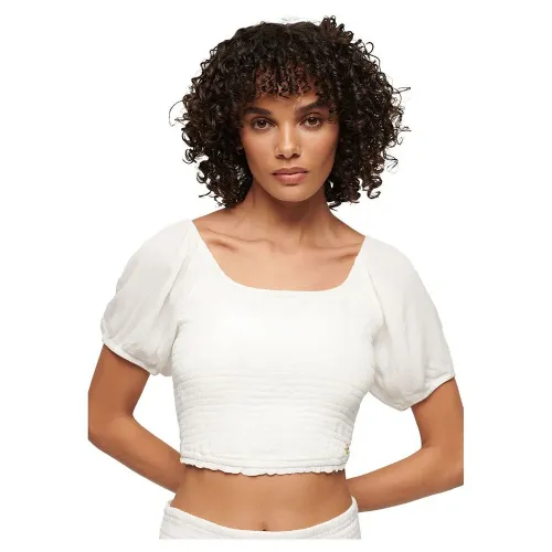 슈퍼드라이 Smocked 반팔 셔츠 140964639